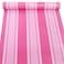 PoetryHome Self Adhesive Vinyl Rose and Pink Stripe Peel and Stick Wallpaper Shelf Liner for Walls Nursery Girls Bedroom Cabinets Dresser Drawer Furniture Decal Removable Waterproof 17.7x117 Inches