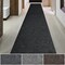 iCustomRug Spartan Waterproof Utility Runner Rug Mat, Floor Protector from Snow &amp; Dirt, High-Traffic Areas, Non Slip Backing, Doorway, Hallway, Washable, Custom Width &amp; Lengths 3&#39; X 4&#39; in Black