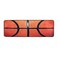 Long Runner Rug Basketball Leather Sport Area Rug 2'x6' Non Slip Hallway Carpet Runner Mat for Living Room Bedroom Bathroom Entryway Indoor Home Decor