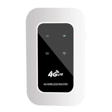 HOSAYA Portable WiFi 4G SIM Card Router 10 WiFi Users Built-in Battery LED Indicators Saving Power High Speed Travel Hotspot 4G LTE WiFi Modem Mini Router Unlocked 4G mifi Pocket WiFi