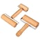 Pizza Roller, 2 Pieces Pizza Dough Roller, Wooden Pasta Rolling Pins Dough Baker Roller Set for Home Kitchen Baking Cooking, Non-Stick Time-Saver Rolling Pin