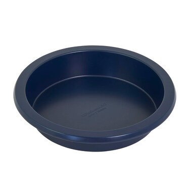 KitchenAid 9in Nonstick Aluminized Steel Round Cake Pan, Ink Blue