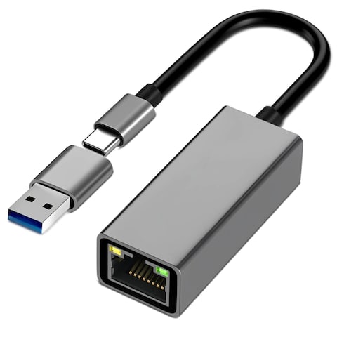 USB Ethernet Adapter USB C Hub for Mac Tablets PC, Ethernet Adapter to USB-C Laptop 1 Gigabit for MacBook Pro/Air Surface, USBC Hub Dongle Compatible for Thunderbolt 3/4 to RJ45 Network100/1000Mbps
