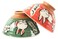 Mino ware Japanese Pottery Pair Rice Bowl Animal Pattern (set of 2) made in Japan (Japan Import) MIG009 (Happy Rabbit)