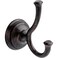 DELTA 79735-RB Cassidy Double Towel Hook, 3.88 x 2.50 x 3.88 Inches, Venetian Bronze