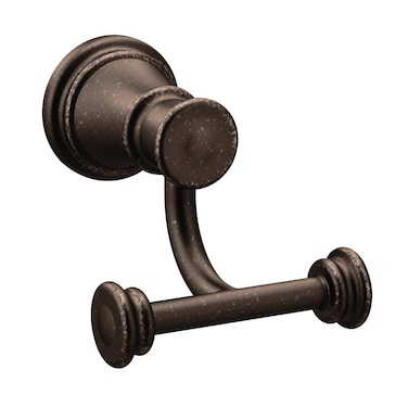 Moen YB6403ORB Belfield Double Robe Hook, Oil Rubbed Bronze