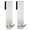 Happyiren Shower Door Towel Hook Extended Length, No Drilling &amp; Adhesive Needed Stainless Steel Bathroom Hangers for Frameless Shower Stall Wall
