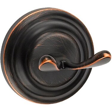 Designers Impressions&Acirc;&reg; 800 Series Oil Rubbed Bronze Double Robe Hook