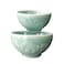 Twokiln Longquan celadon 4.5-inch10 Oz rice bowl,Celadon glazed rice bowl,sushi dipping sauce bowl,high temperature twice firing,natural mineral glaze lead-free,2 pcs.(Pomegranate azure)