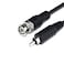 supmory BNC Male to RCA Male Adapter Cable 75 Ohm Coaxial Composite Video Connector Jack Converter Adaptor Composite Video Cable