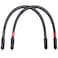 CNCESS CESS-194-1f Braided RCA Stereo Cable Waterproof Low Noise Heavy Duty for Long-Term Used (1 Foot)