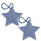 funflector Safety Reflector - Star - Blue - 2-Pack