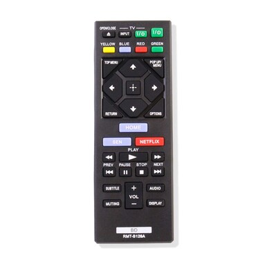 RMT-B126A Replace Remote Control for Sony Blu-Ray DVD Player Replace Remote Control BDP-S3200 BDP-S5200