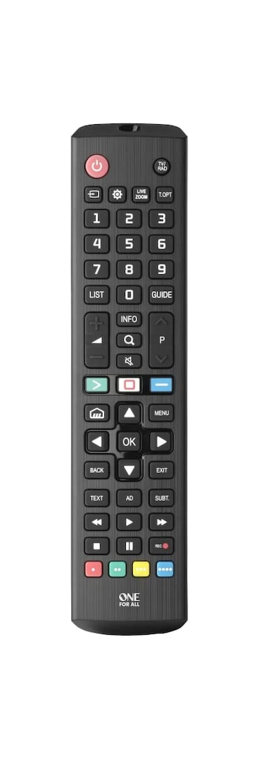 One For All Universal Replacement Learning Remote Control, Compatible Only with All LG Televisions, LCD, LED, OLED, Plasma, URC4811
