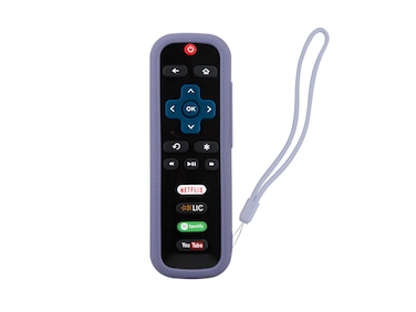 CONTROL EXPERT Universal Remote Case for Roku TV Smart TV Remote Control Express Premiere Stick (Grey)