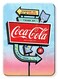 Desperate Enterprises Coca-Cola White Retro Refrigerator Magnet - Coke Magnets for Fridge - Funny Fridge Magnets for Work, Home &amp; School - Made in The USA