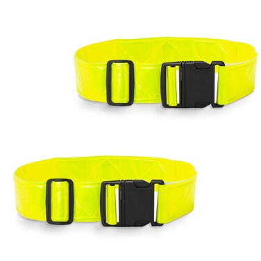 DASHGLOW - 2 Pack - Reflective Glow Belt Safety Gear, Pt Belt, for Running Cycling Walking Marathon Military