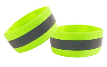 IDOU Reflective Bands for Arm/Wrist/Ankle/Leg,High Visibility Reflective Running Gear for Walking/Cycling/Running,Biking Accessories for Women and Men