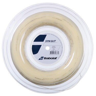 Babolat Syn Gut 16g Tennis String, Natural Color (Reel)
