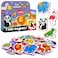 Little World Large Set of 25 Foam Fridge Magnets for Toddlers 1-3 - Refrigerator Magnets for Kids &acirc;&euro;&ldquo; Baby Magnets for Refrigerator 1 Year Old - Zoo Magnetic Animals - Animal Magnets for Toddlers 1-3