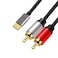 belipro USB C to 2 RCA Audio Cable 5Ft, Type C to 2rca Jack Aux Auxiliary Stereo Splitter Adapter Audio Line Compatible with Home Theater Amplifier DVD TV Speaker.&acirc;&euro;&brvbar;&acirc;&euro;&brvbar;