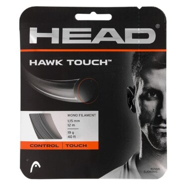 HEAD Hawk Touch Tennis Racket String 40' Set - Monofilament Racquet String, 19 Gauge