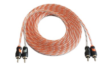 RD RCA Cable Twisted Pair OFC RCA Stereo Signal Cable 2 Chanel 3ft RCA Audio Cable Noise Reduction 2-Male to 2-Male Ideal for HDTV, Home Theater, HI-FI Systems.
