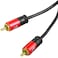 SHD Subwoofer Cable, RCA Cable RCA to RCA Audio Cable Premium Sound Quality Dual Shielded with Gold Plated Connectors-30Feet