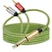 GOSYSONG RCA to 1/4 Cable 15ft, 1/4 TRS to RCA Y Splitter Cable, 1/4 to Dual RCA Audio Cable