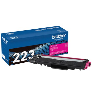 Brother Genuine TN223M Standard Yield Magenta Toner Cartridge (TN223 Series) (For use with HL-3210CW, HL-3270CDW, HL-3230CDN, MFC-L3770CDW, MFC-L3750CDW Printers