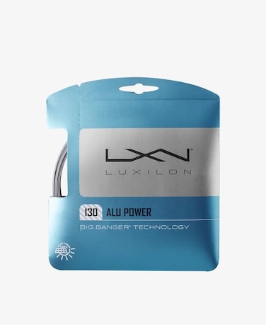 Just Tennis Luxilon ALU Power String Set - All 2024 Styles and Colors (ALU Power 130 - Silver)