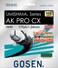 GOSEN AK Pro CX, 17 Black Spiral 40' Good Control and Tension Retention, Multifilament Tennis String