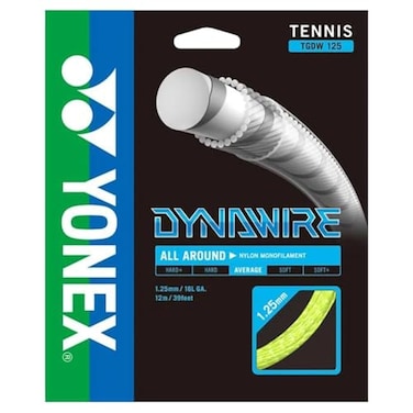 YONEX Dynawire Tennis String Set (16, Yellow)