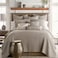 Levtex Home - Mills Waffle - King/Cal King Quilt Set - Taupe Cotton Waffle - Quilt Size (106 x 92in.), Sham Size (36 x 20in.)