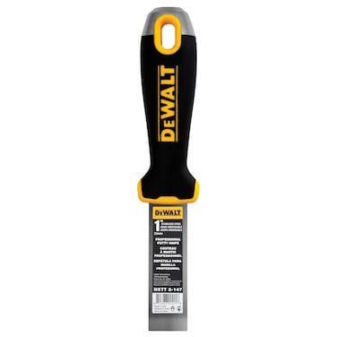 DEWALT 1" Putty Knife   Stainless Steel w/Soft Grip Handle   DXTT-2-147