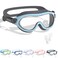 COPOZZ Swimming Goggles for Kids 6-14, Wide View Youth Swim Goggles No Leaks AntiFog Crystal Clear Water Pool Swim