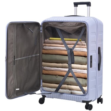 Kaleenie 29 Inch Luggage with Expansion &amp; Side Opening Design, 50 * 31(35)*76cm, 117L~133L Ligthweight ABS+PC Hardshell Checked Suitcase, TSA Lock &amp; YKK Zipper with HINOMOTO 360&Acirc;&deg; Wheels, Lilac Purple