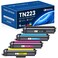 TN-223 TN223BK/C/M/Y Toner Cartridge Replacement for Brother TN223 TN 223 TN2234PK TN-223BK/C/M/Y Ink Cartridge, TN223 Black/Cyan/Magenta/Yellow Toner Cartridges Set