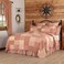 VHC Brands Sawyer Mill Red Luxury King Quilt 120Wx105L Bedding Accessory, Lux 120x106