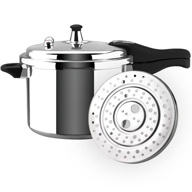 Magefesa Avant Pressure Cooker, 6.2 Quart, made of very resistant aluminum, compatible with gas, electric, ceramic stoves, pressure canner, canning cooker pot, stovetop instant fast cooking