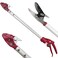 Mesoga 2 Feet Cut and Hold Tree Pruner, Rotation Pole Tree Trimming, Short Reach Fruit Picker, Branches Bypass Lopper