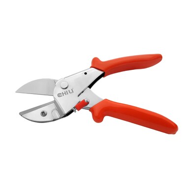 CHILI TOOLS 7" Pruning Shears with SK-5 Blades, Bypass Anvil Pruner, Hand Pruner, Clippers for Gardening Tools, Hi-Leverage Type (&Atilde;&tilde; &acirc;&permil;&brvbar; 17MM), Made in Taiwan