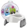 Kalencom Potette Plus 2-in-1 Travel Potty and Trainer Seat - Dual-Purpose Potty Training Toilet Seat - Portable Potty for Toddler Travel - With Durable, Lock-In Legs and Splash Guard - Grey