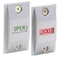 CRL Aluminum Finish Lock Indicator Set Slide Down = "LOCKED
