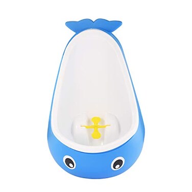 Potty Training Urinal for Boys - Cute Whale Training Urinal/Potty Urinal Pee Trainer Urine(Grey Whale)
