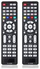 2PCS New Universal TV Remote Control (with Fluorescent Buttons) Replacement for TCL, Samsung, Insignia, LG, Hisense, Sony, Philips, Vizio, Sharp, Panasonic, Sanyo, LCD LED 3D HDTV Smart TV Remote