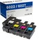 Do it Wiser Remanufactured Toner Cartridge Replacement for Xerox WorkCentre 6027 6025, Phaser 6022 6020 (1 Black 106R02759, 1 Cyan 106R02756, 1 Magenta 106R02757, 1 Yellow 106R02758, 4 Pack)