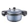 PN Poongnyun BCPC-04 Black Pearl Color Pressure Cooker, 2.5L, 4 Servings, Metal Blue