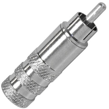Seismic Audio SAPT244 Long Body Only Nickel Plated RCA Connector