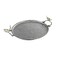 A&amp;B Home Aluminum Serving Platter with Bird Handles